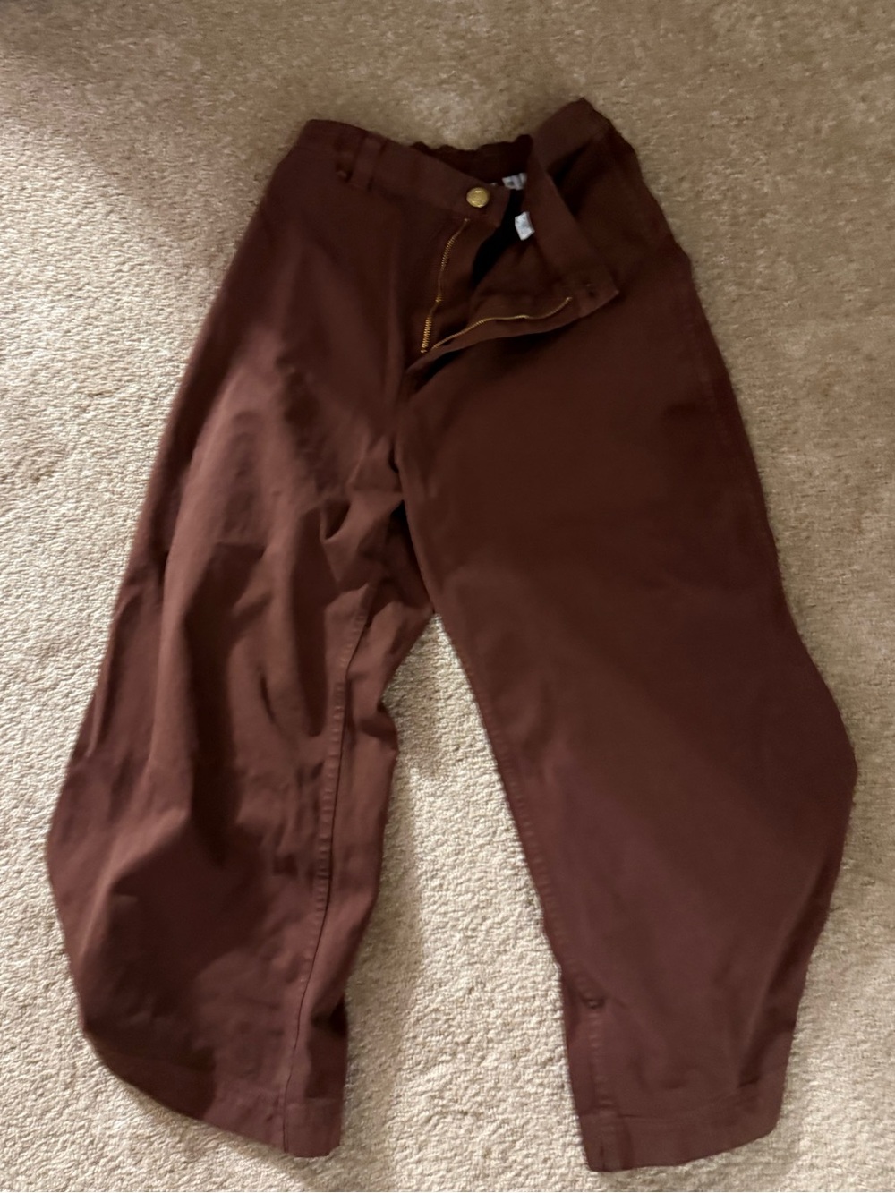 Big Bud Press Deep Brown Bell bottom pants